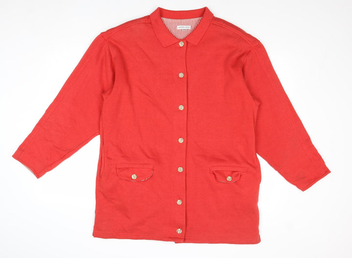 South Lodge Womens Red Jacket Size S Buckle