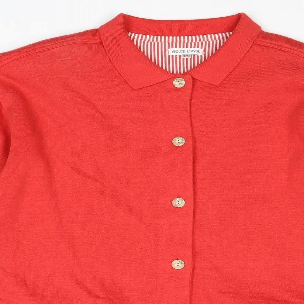 South Lodge Womens Red Jacket Size S Buckle