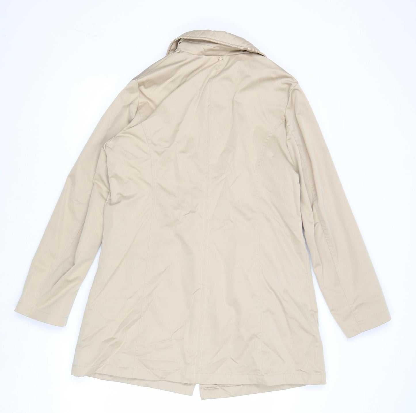 Dannimac Womens Beige Jacket Size 14 Zip