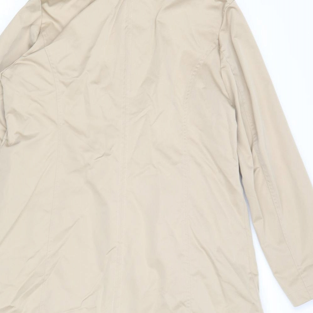 Dannimac Womens Beige Jacket Size 14 Zip