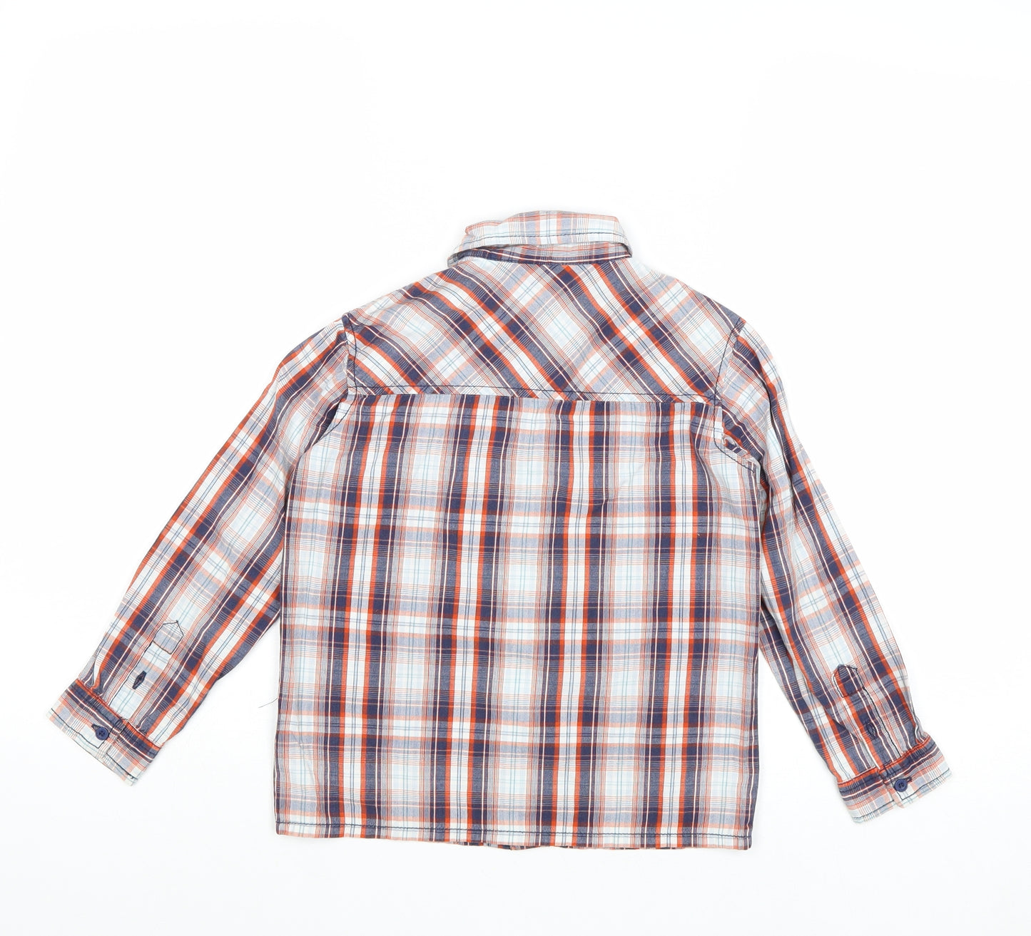 Mexx Boys Multicoloured Geometric Cotton Basic Button-Up Size 5-6 Years Collared Button