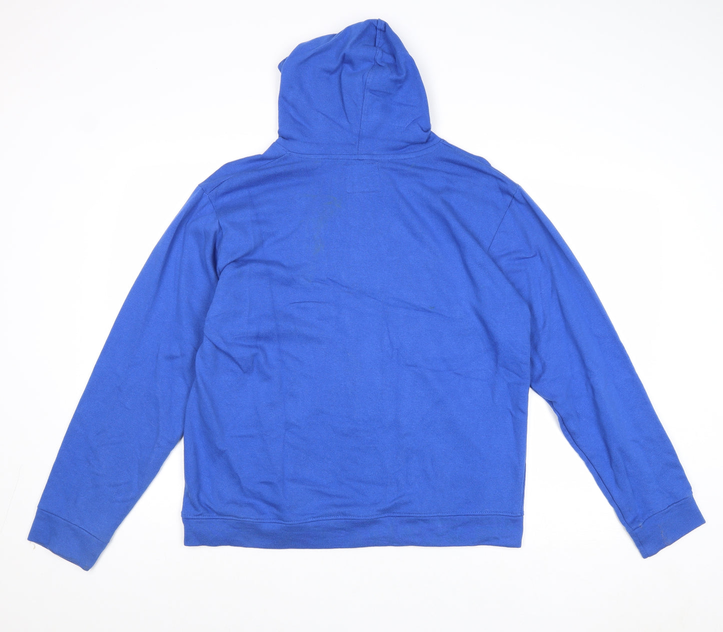 Old Navy Boys Blue Cotton Pullover Hoodie Size L Pullover