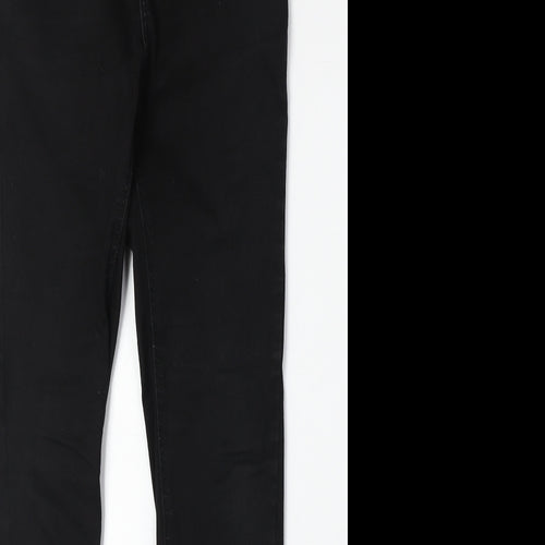 Noisy may Womens Black Cotton Skinny Jeans Size 30 in Regular Zip