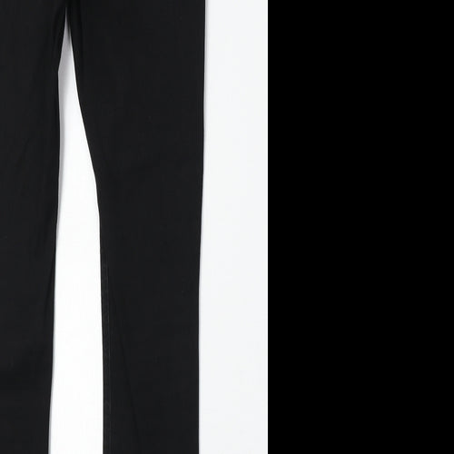 Noisy may Womens Black Cotton Skinny Jeans Size 30 in Regular Zip