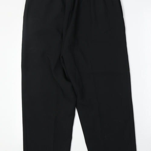 Bonmarché Womens Black Polyester Trousers Size 12 Regular