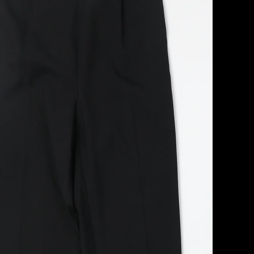 Bonmarché Womens Black Polyester Trousers Size 12 Regular