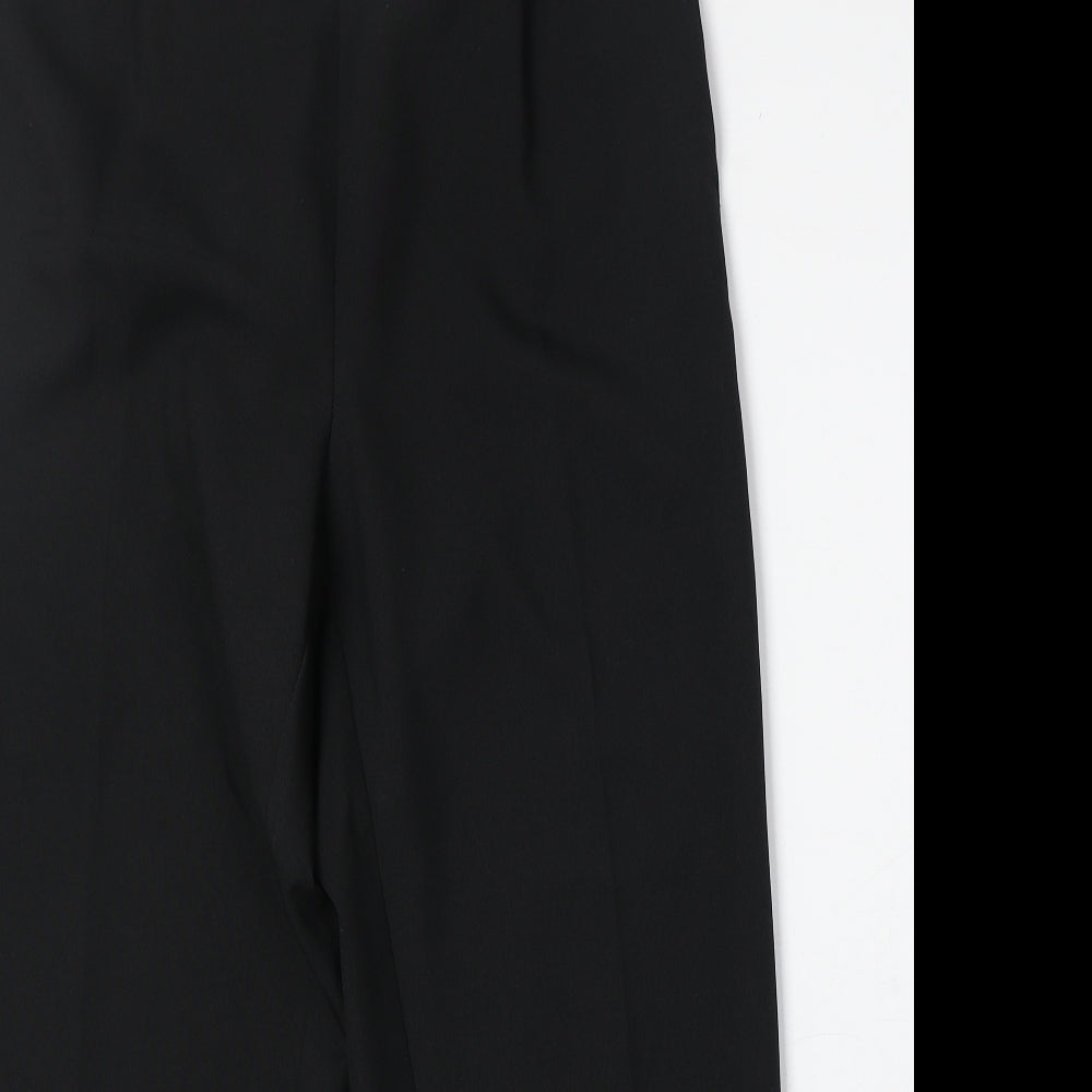 Bonmarché Womens Black Polyester Trousers Size 12 Regular