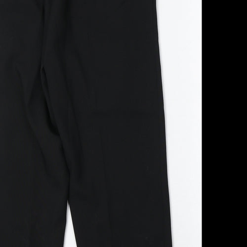 Bonmarché Womens Black Polyester Trousers Size 12 Regular