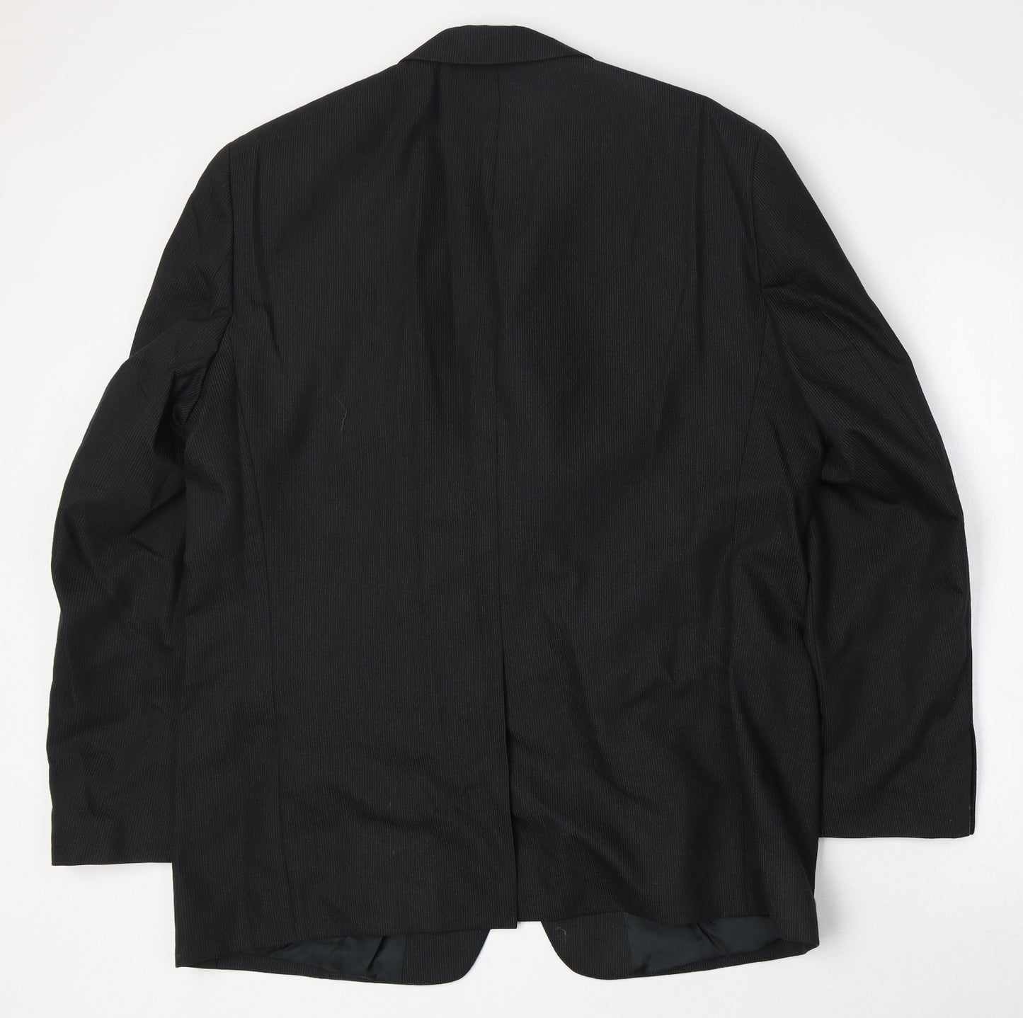 Ciro Citterio Mens Black Polyester Jacket Suit Jacket Size 42 Regular