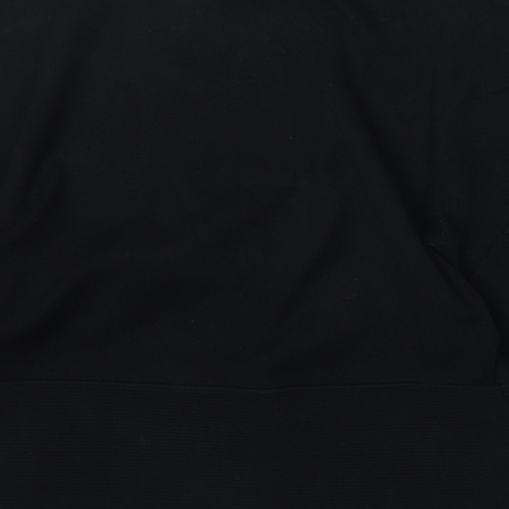 Coast Womens Black V-Neck Viscose Pullover Jumper Size S