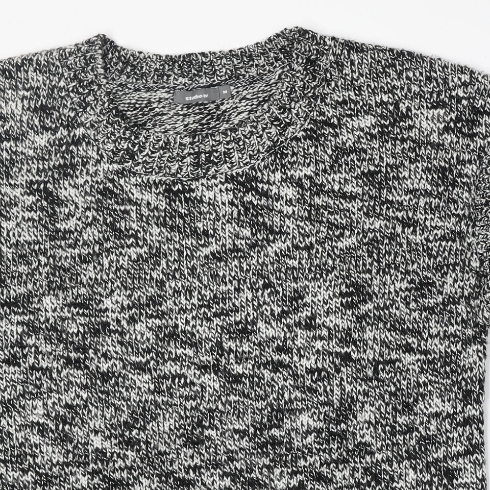 Woolworths Womens Green Round Neck Acrylic Pullover Jumper Size M