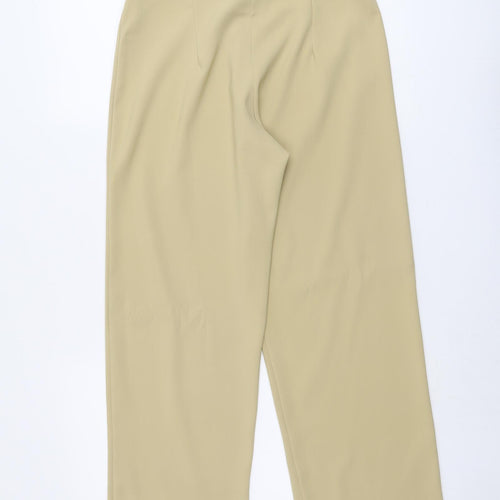 Reviev Womens Beige Polyester Trousers Size 28 in L30 in Regular Drawstring