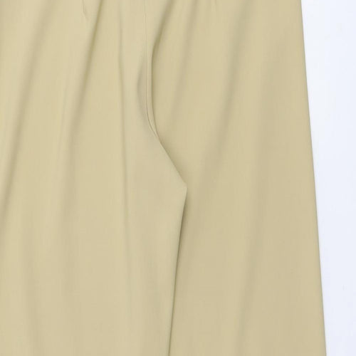 Reviev Womens Beige Polyester Trousers Size 28 in L30 in Regular Drawstring