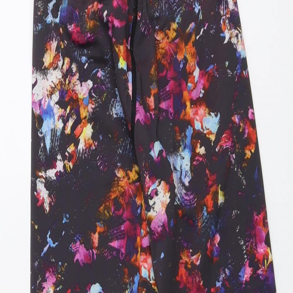 USA Pro Girls Multicoloured Geometric Polyester Cropped Trousers Size 9-10 Years Regular Pullover - Leggings
