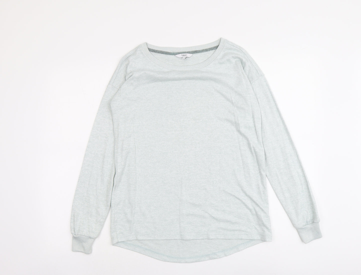 NEXT Womens Green Round Neck Polyester Pullover Jumper Size 8