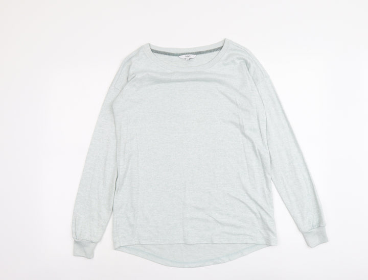 NEXT Womens Green Round Neck Polyester Pullover Jumper Size 8