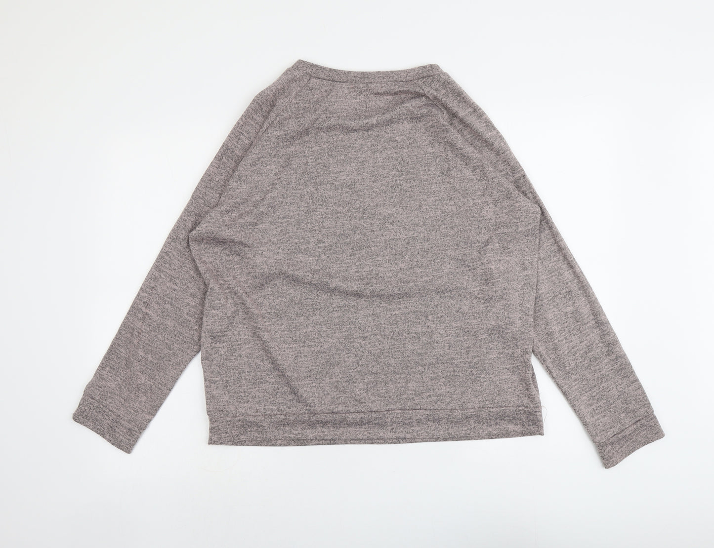 Luxe Leisure Womens Pink Polyester Pullover Sweatshirt Size L Pullover