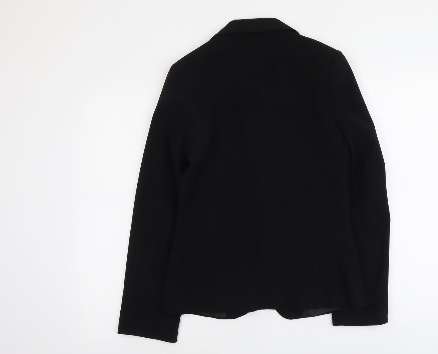 New Look Womens Black Polyester Jacket Suit Jacket Size 10