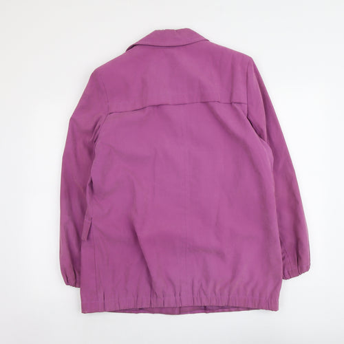 EWM Womens Purple Jacket Size 14 Button