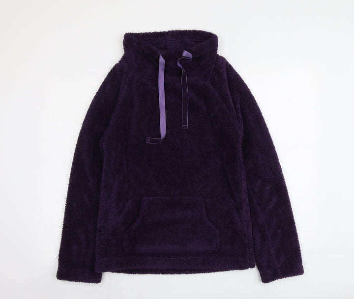 Marks and Spencer Womens Purple Polyester Pullover Sweatshirt Size 8 Pullover