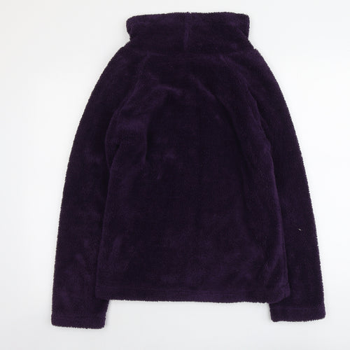 Marks and Spencer Womens Purple Polyester Pullover Sweatshirt Size 8 Pullover
