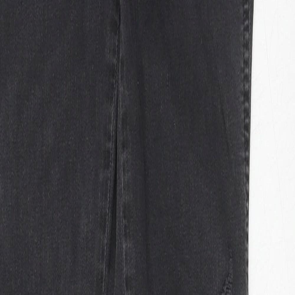 H&M Womens Grey Cotton Skinny Jeans Size 28 in L32 in Regular Zip