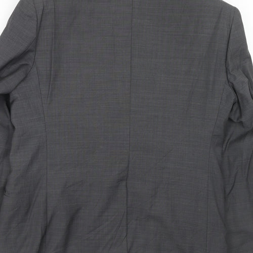 Marks and Spencer Mens Grey Wool Jacket Suit Jacket Size 38 Regular