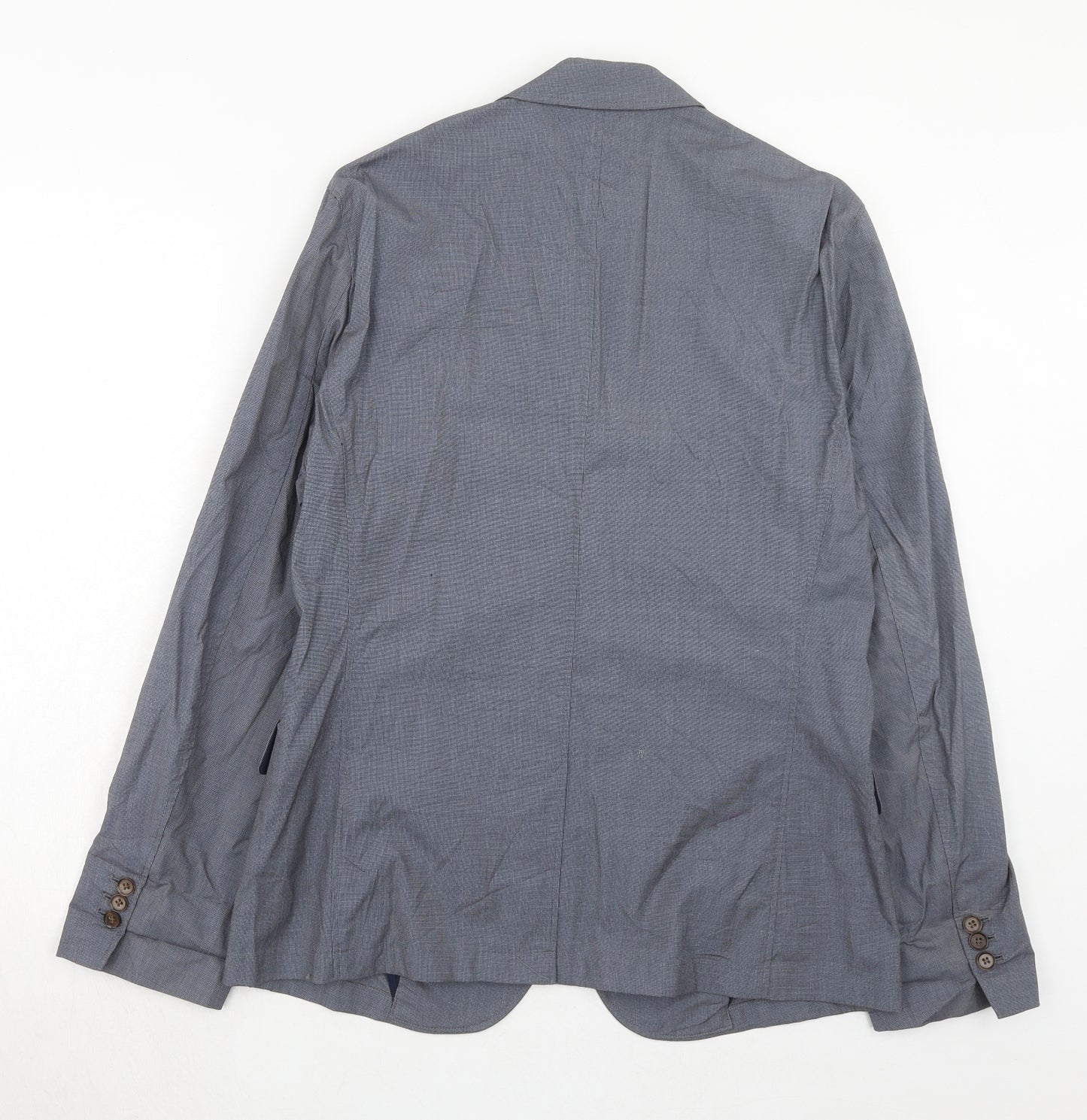 Joe Fresh Mens Blue Jacket Blazer Size L Button