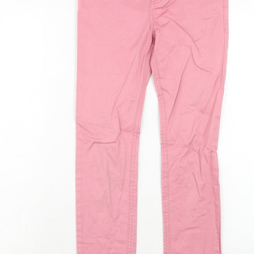Johnnie B Womens Pink Cotton Straight Jeans Size 26 in Regular Zip