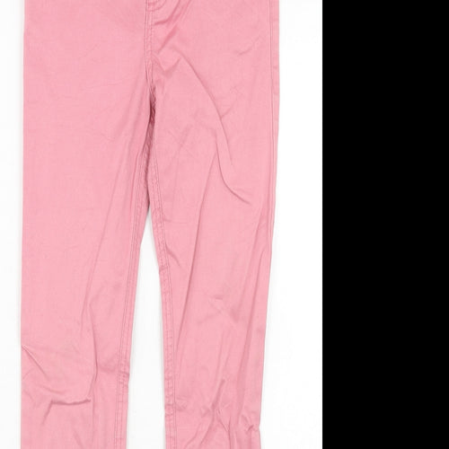 Johnnie B Womens Pink Cotton Straight Jeans Size 26 in Regular Zip