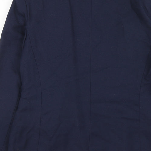 Debenhams Womens Blue Polyester Jacket Suit Jacket Size 10