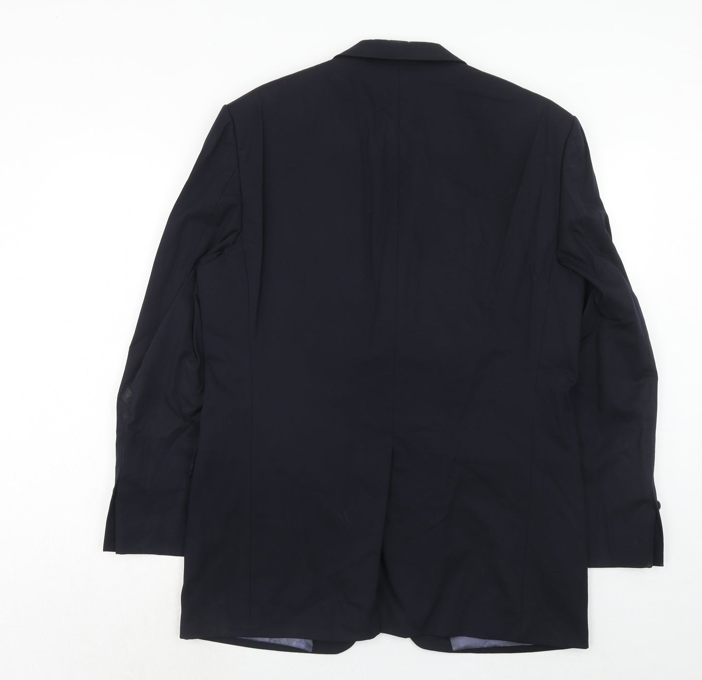Marks and Spencer Mens Blue Wool Jacket Suit Jacket Size 40 Regular