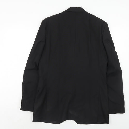 Suit Direct Mens Black Polyester Jacket Suit Jacket Size 40 Regular
