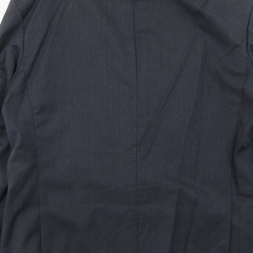Marks and Spencer Mens Blue Wool Jacket Suit Jacket Size 40 Regular