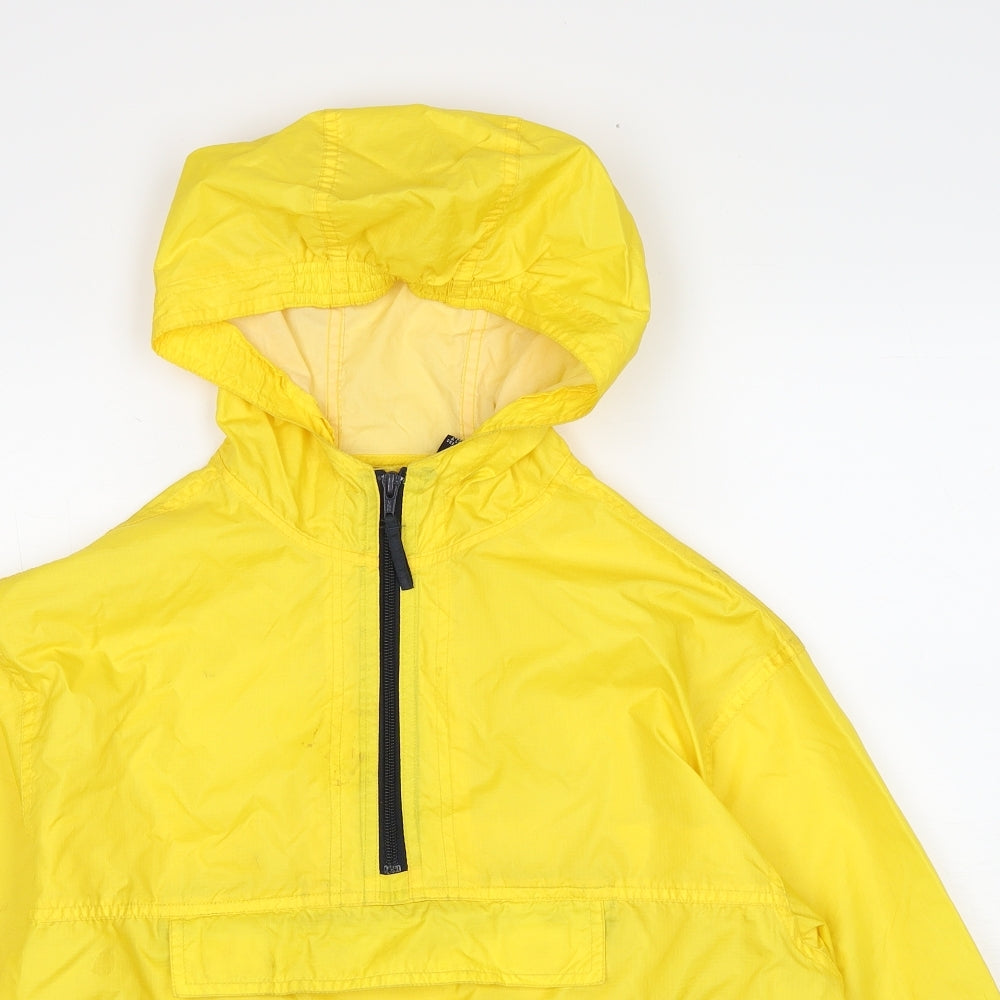 Gap Girls Yellow Anorak Jacket Size L Pullover - Size L/XL