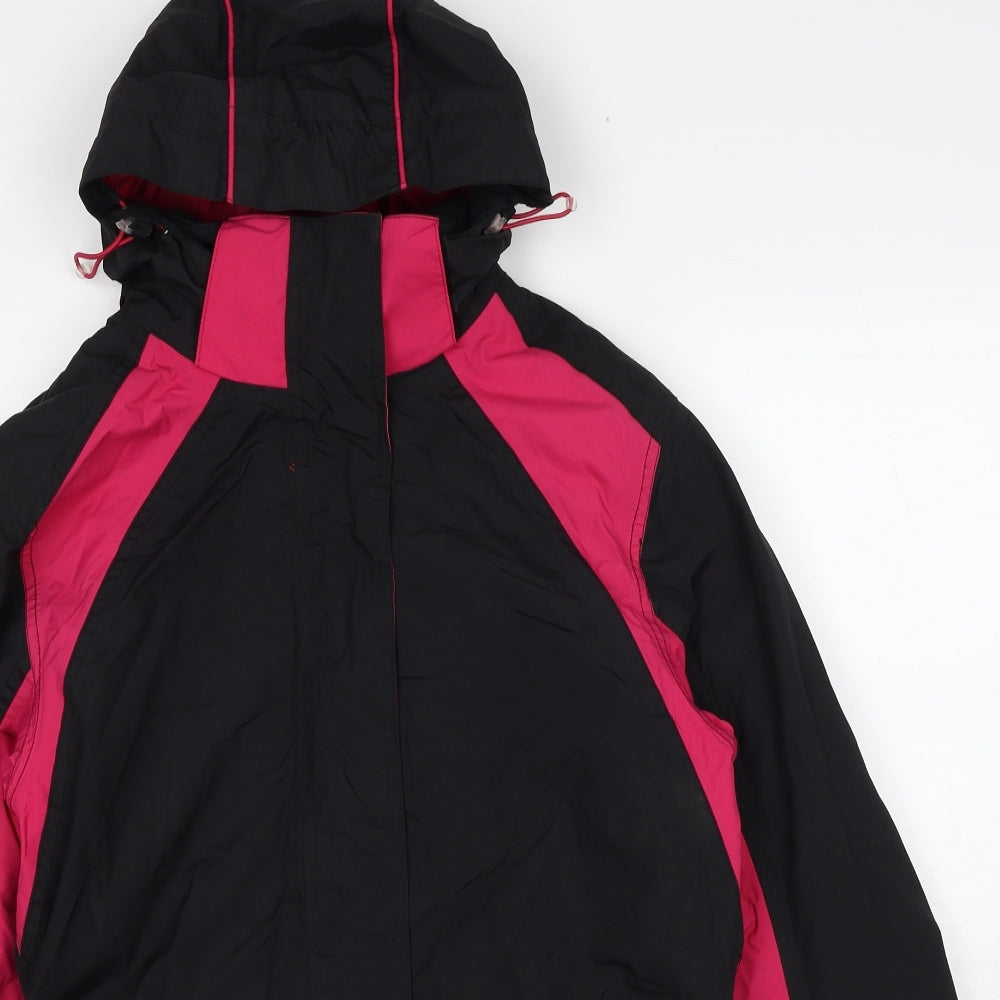 Crane Womens Black Ski Jacket Jacket Size M Zip
