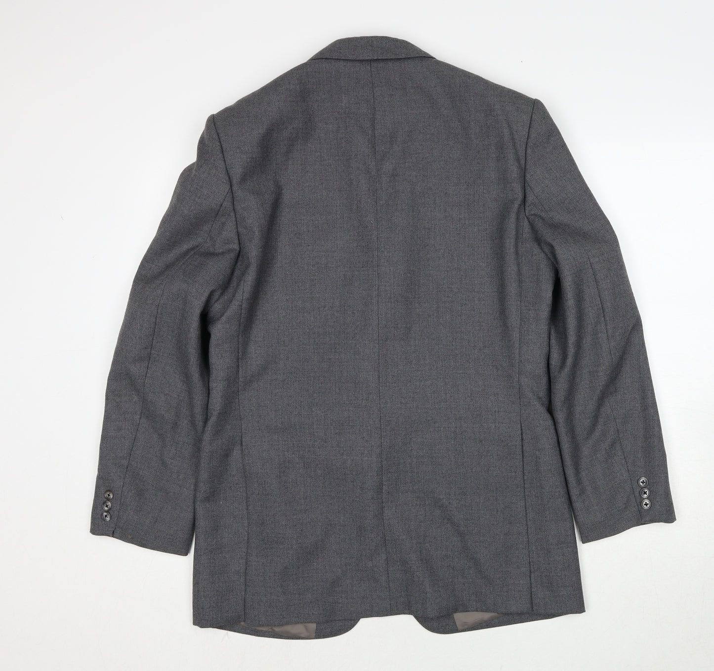 Guards London Mens Grey Wool Jacket Suit Jacket Size 40 Regular