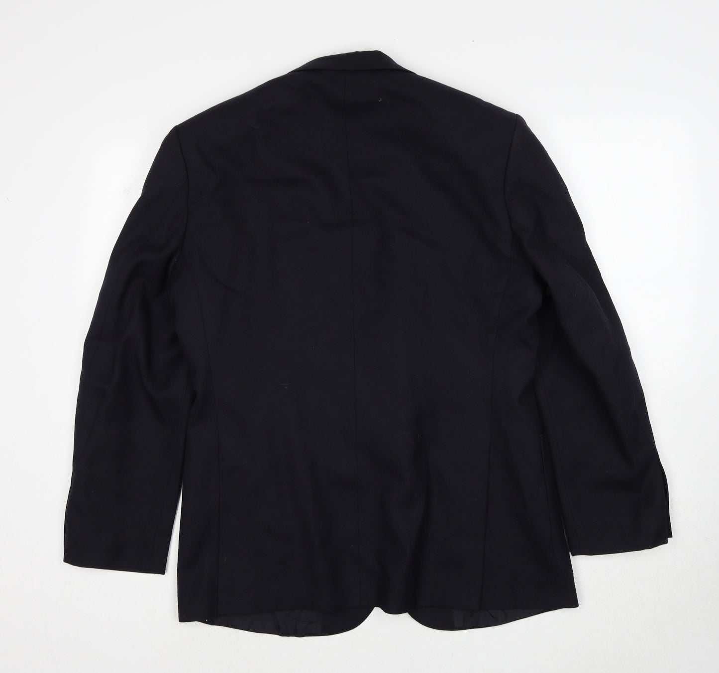 Marks and Spencer Mens Blue Polyester Jacket Suit Jacket Size 40 Regular
