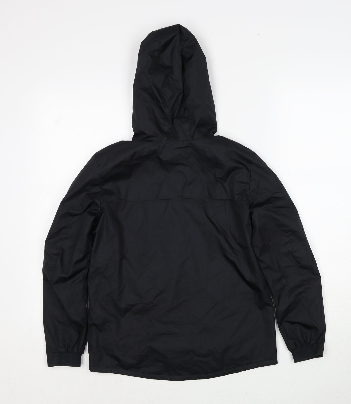 Kipsta Boys Black Windbreaker Jacket Size 8-9 Years Zip
