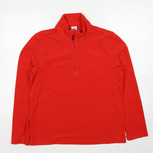 McKINLEY Womens Red Polyester Pullover Sweatshirt Size 10 Pullover