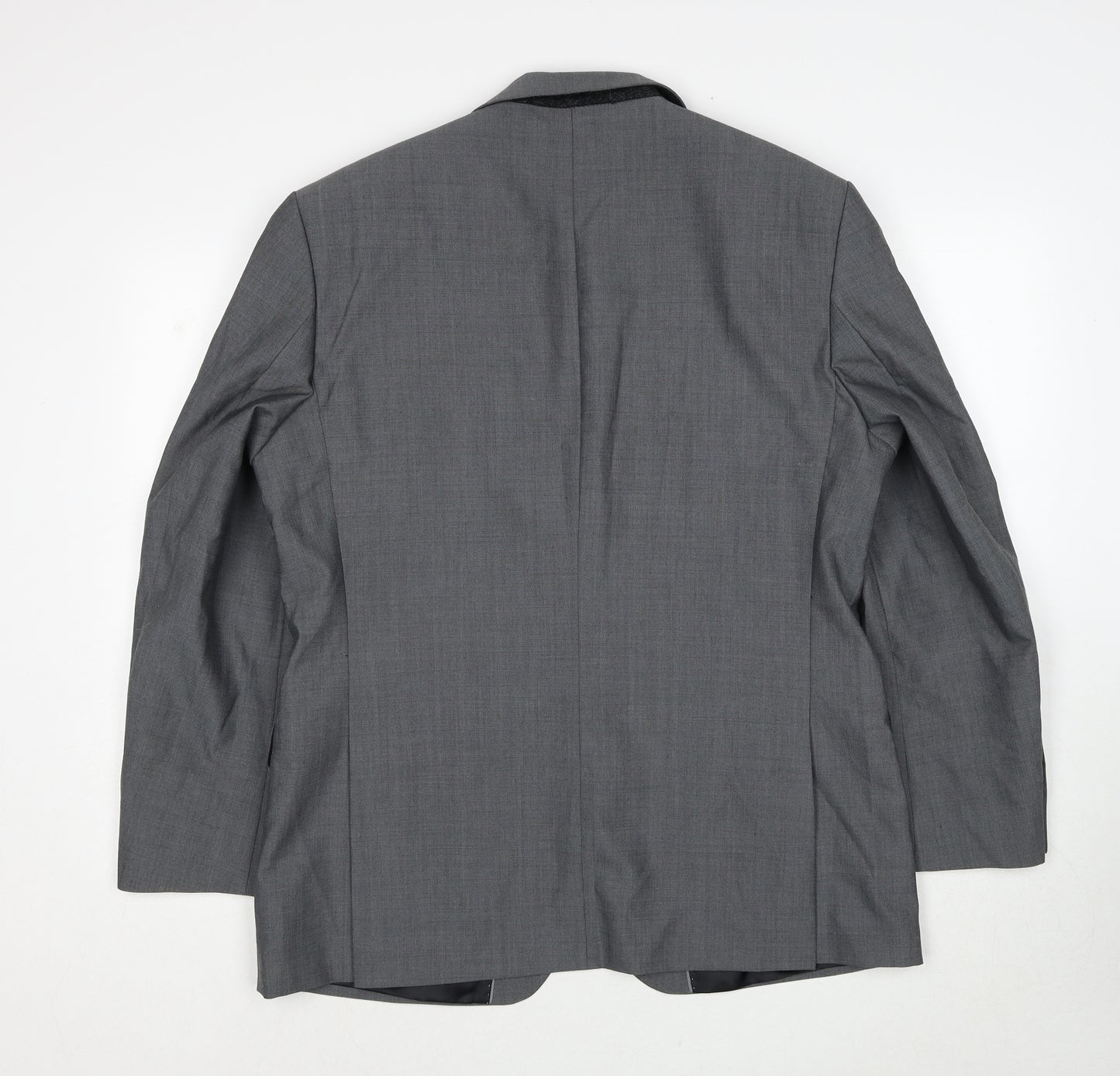 Debenhams Mens Grey Wool Jacket Suit Jacket Size 42 Regular