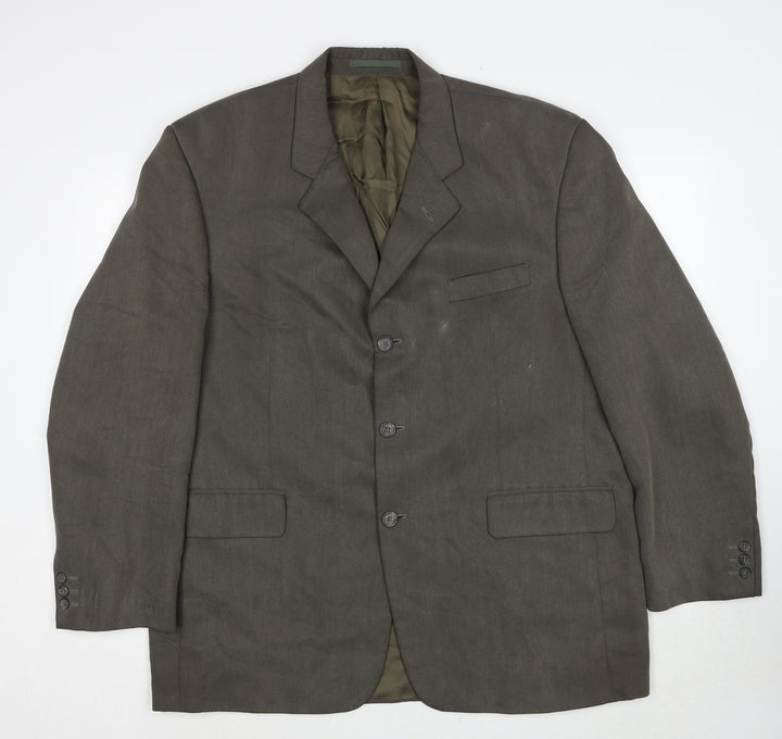 Jonathan Adams Mens Brown Polyacrylate Fibre Jacket Suit Jacket Size 42 Regular