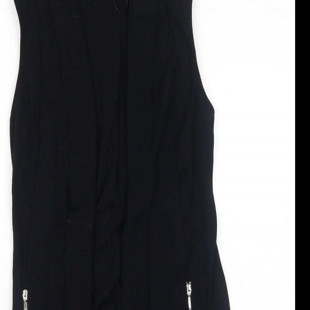 Wallis Womens Black Gilet Jacket Size S