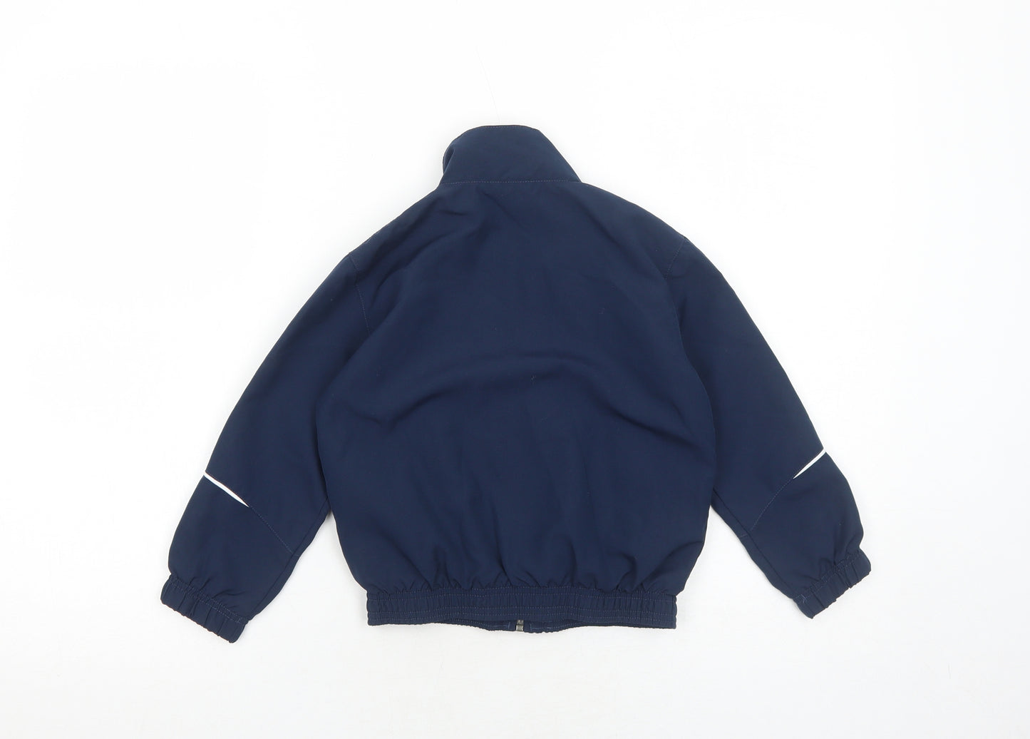 Reebok Boys Blue Windbreaker Jacket Size 4 Years Zip