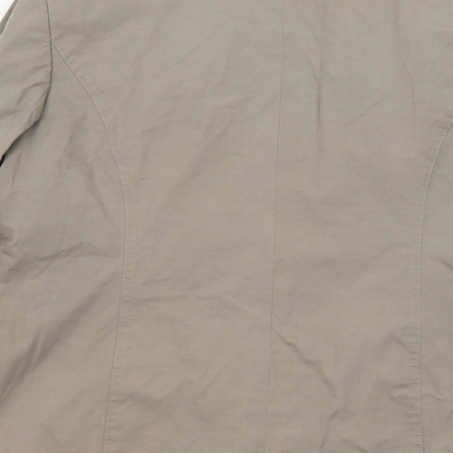 Autonomy Womens Brown Jacket Size 14 Button