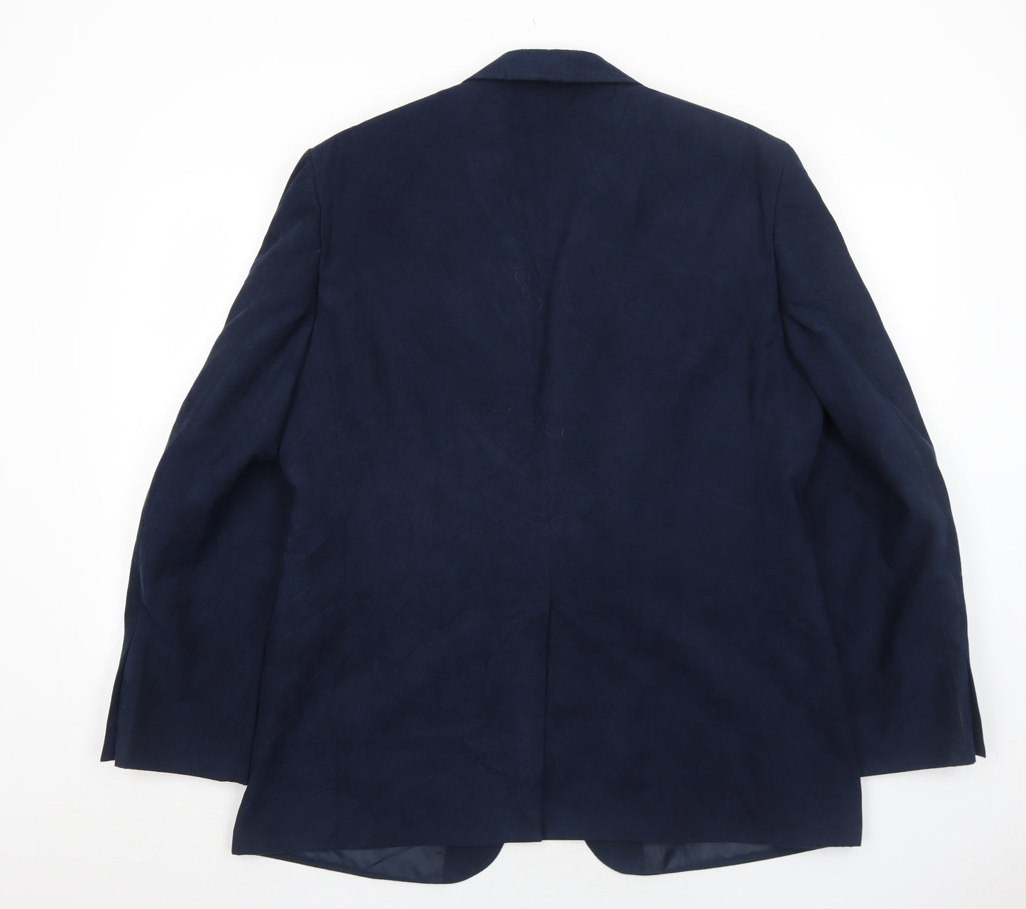 Marks and Spencer Mens Blue Polyester Jacket Suit Jacket Size 42 Regular