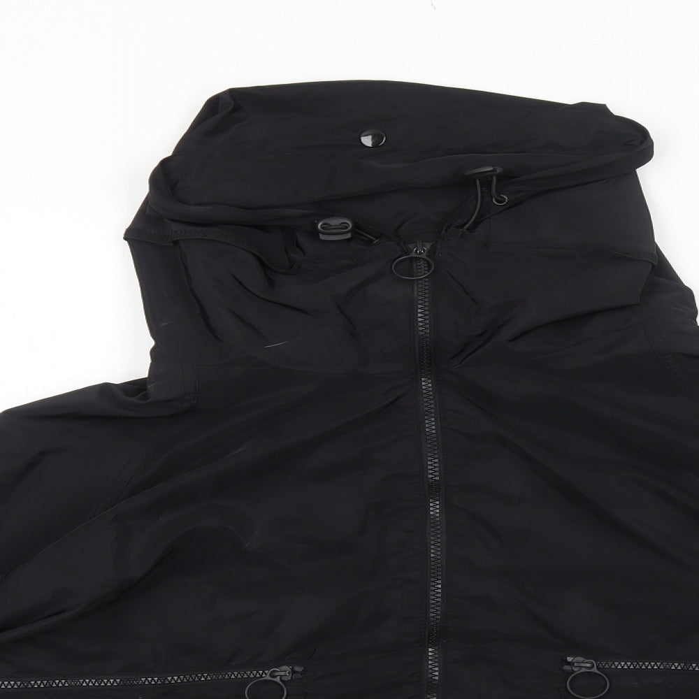 New Look Womens Black Jacket Size M Zip