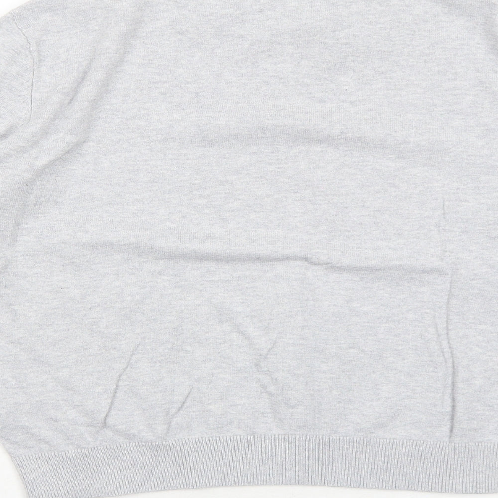 Cape Daisy Womens Green Round Neck Cotton Pullover Jumper Size 12