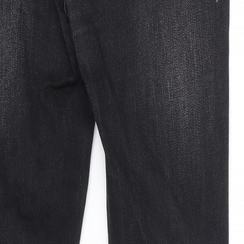 Pyracy Womens Black Cotton Skinny Jeans Size 32 in Regular Zip