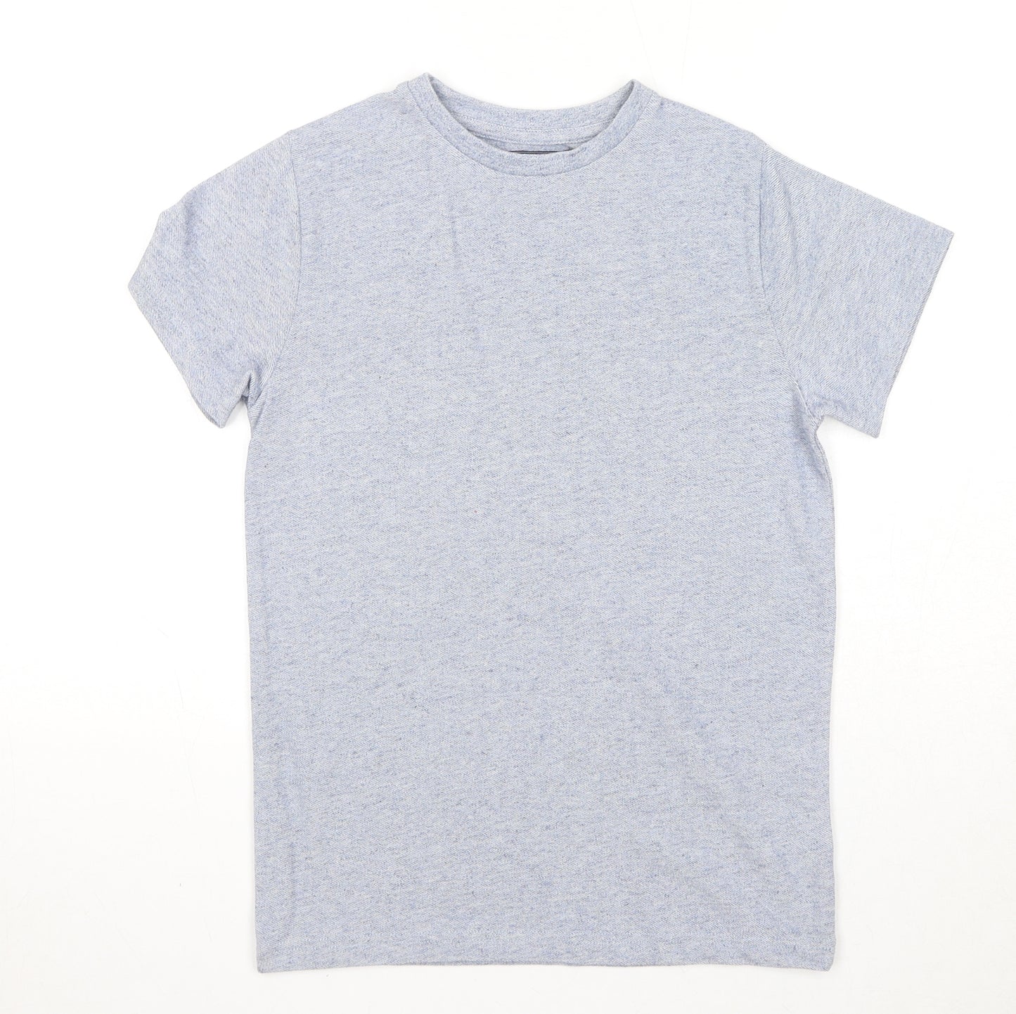 NEXT Boys Blue Cotton Basic T-Shirt Size 11 Years Round Neck Pullover